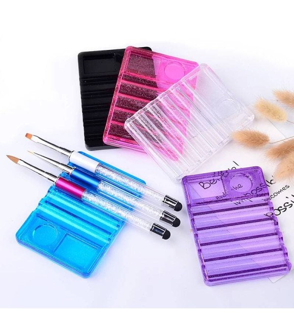 Подставка для кистей с палитрой