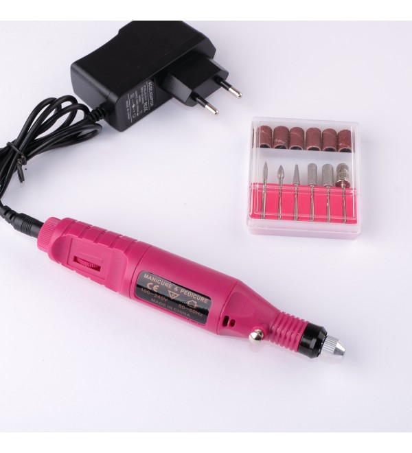 Фрезер для маникюра 15000 об/мин Розовый