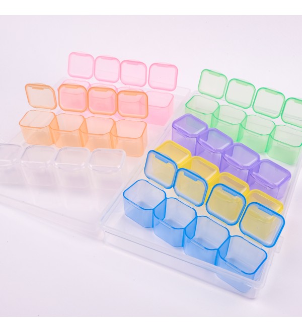 Контейнер для страз на 28 секций