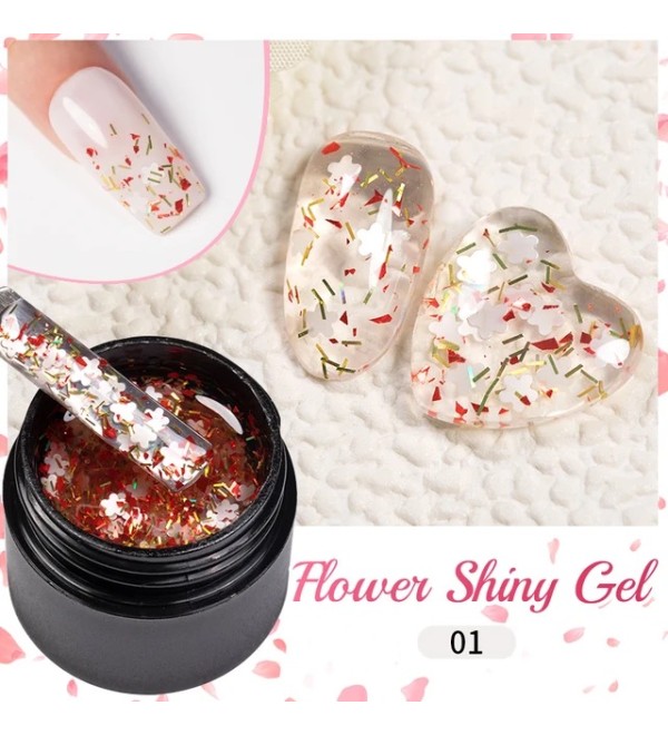 Цветочный гель Shiny 5 мл, №01