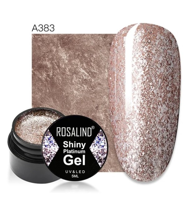 Гель краска Rosalind Shiny Platinum A383