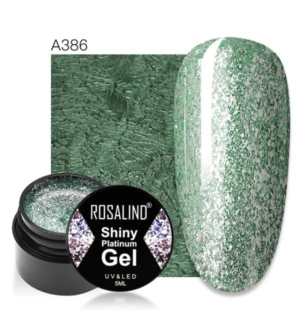 Гель краска Rosalind Shiny Platinum A386