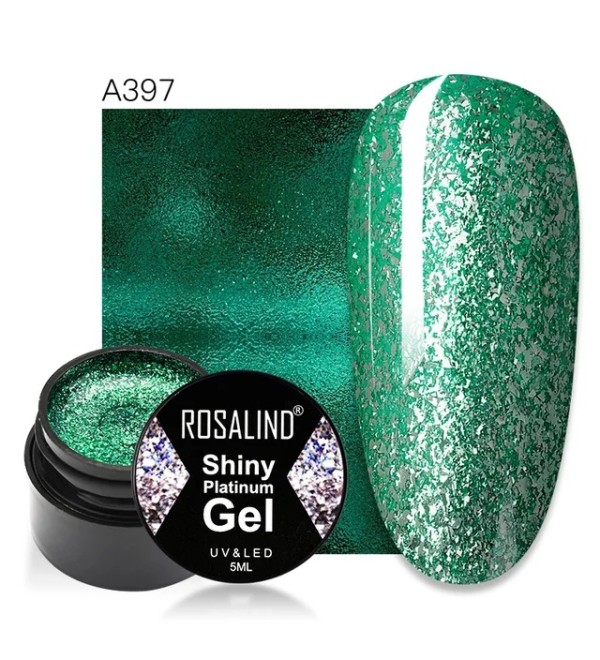 Гель краска Rosalind Shiny Platinum A397