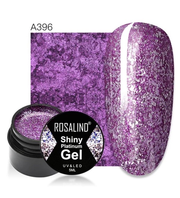 Гель краска Rosalind Shiny Platinum A396