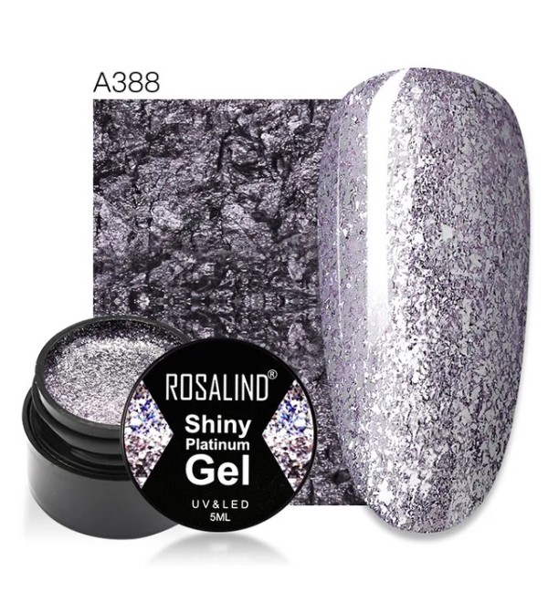 Гель краска Rosalind Shiny Platinum A388