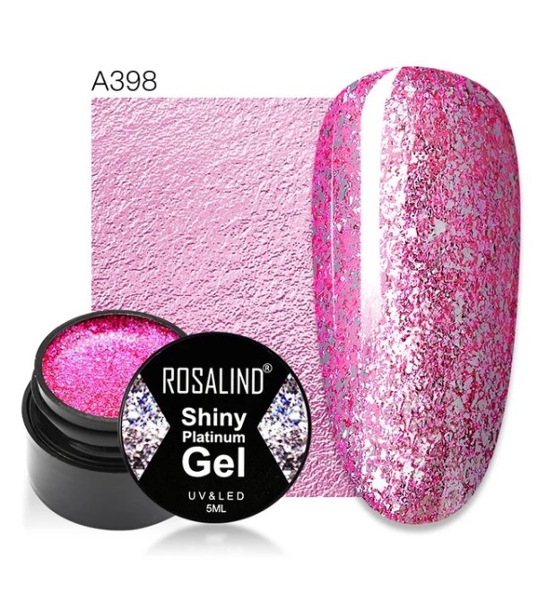 Гель краска Rosalind Shiny Platinum A398