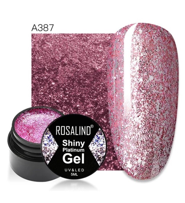 Гель краска Rosalind Shiny Platinum A387