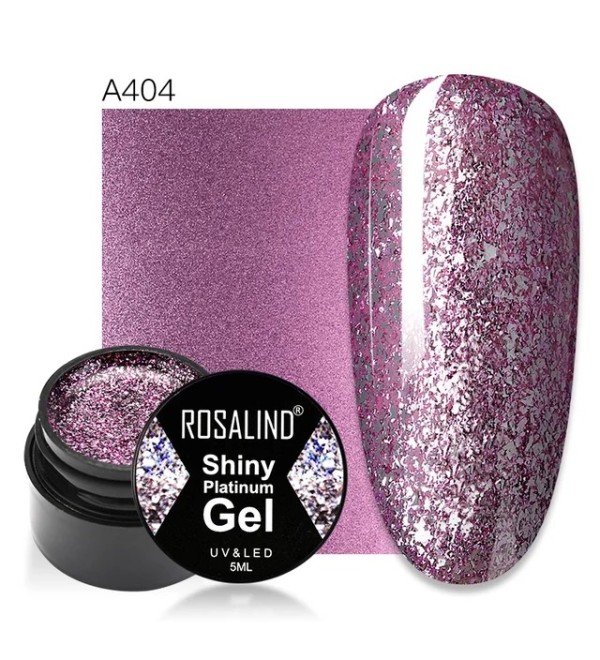 Гель краска Rosalind Shiny Platinum A404