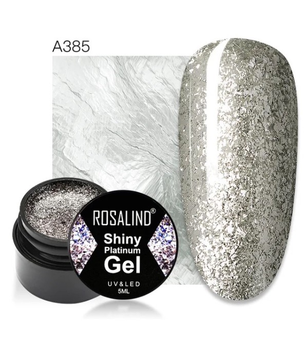 Гель краска Rosalind Shiny Platinum A385
