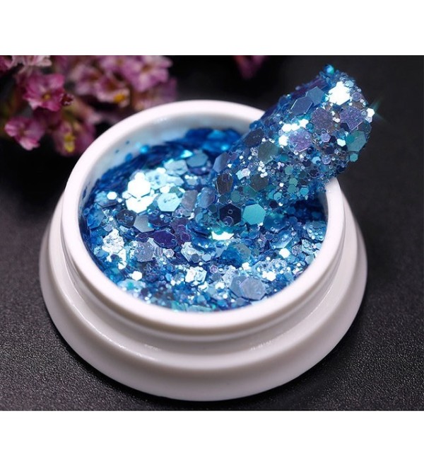 Шестигранные блестки для дизайна