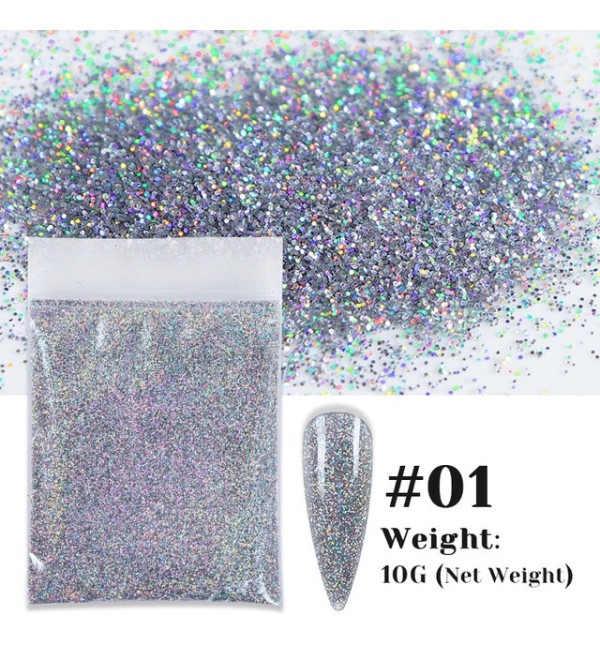 Дизайн для ногтей «Магия блеска» 01