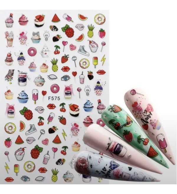 Слайдеры для ногтей F575