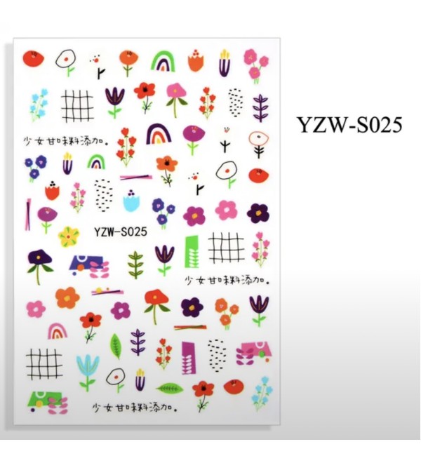 Слайдеры для ногтей YZW-S025