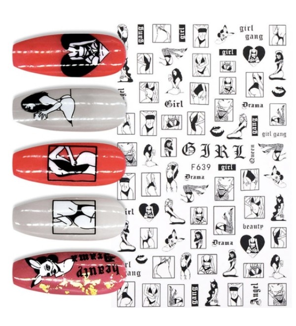 Слайдеры для ногтей F639