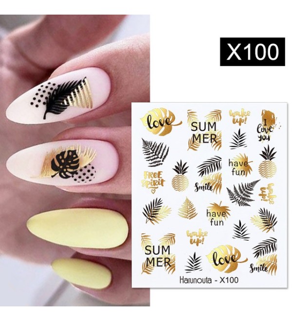 Слайдеры для ногтей Harunouta-X100