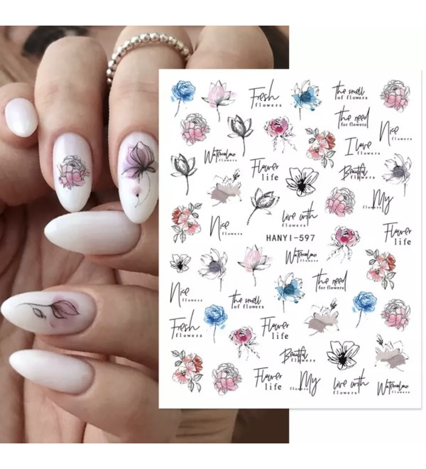 Слайдеры для ногтей HANYI-597