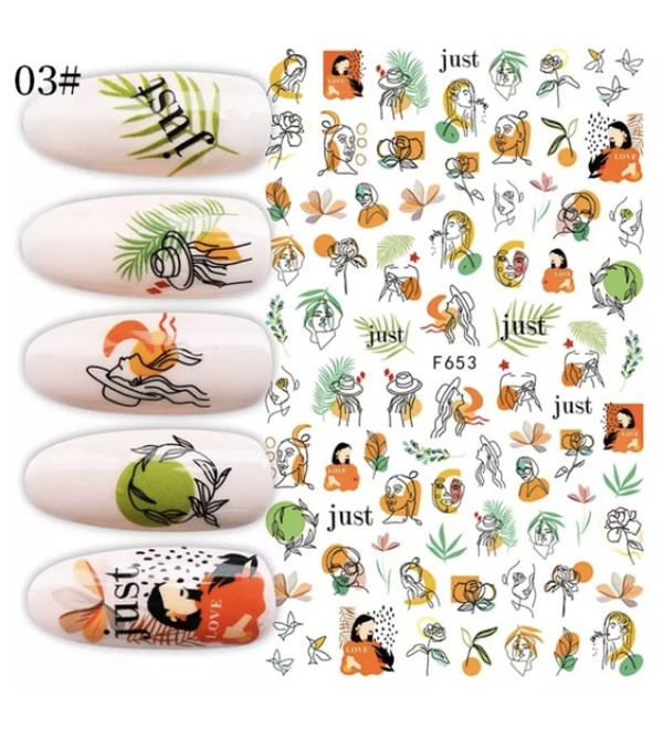 Слайдеры для ногтей F653