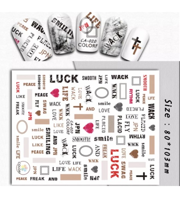 Слайдеры для ногтей CA-020