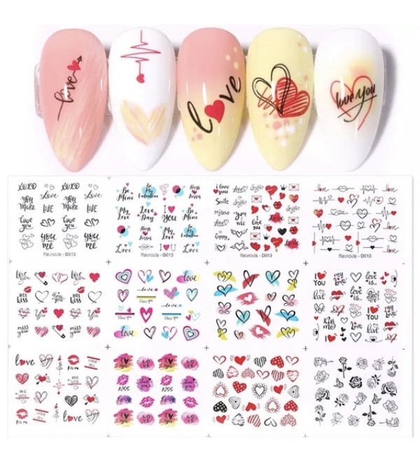 Водные слайдеры 12 шт