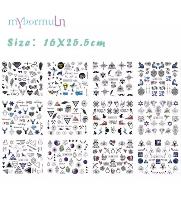 Водные слайдеры 12 шт