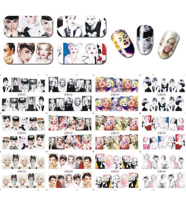 Водные слайдеры 12 шт