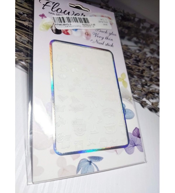 Новогодние слайдеры для ногтей 