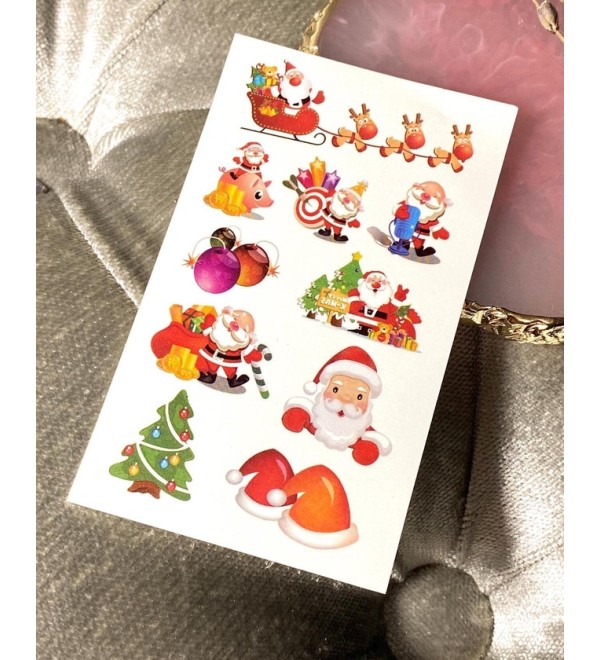 Новогодние слайдеры для ногтей 