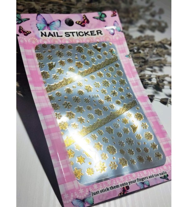 Новогодние слайдеры для ногтей 