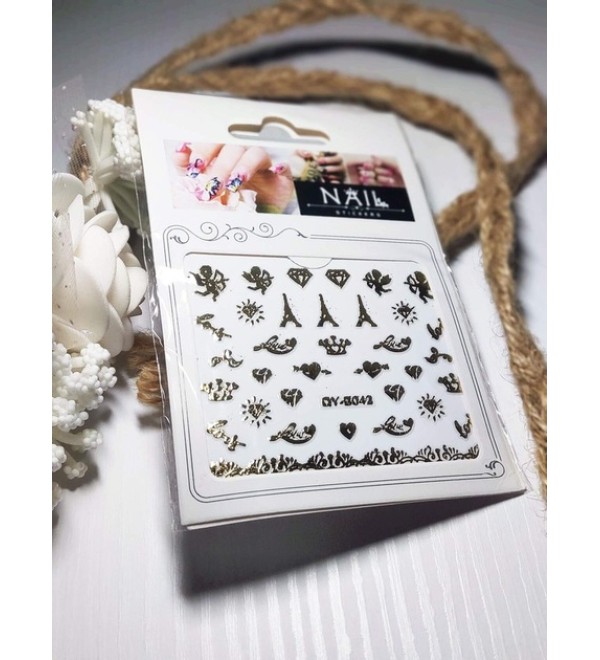 Новогодние слайдеры для ногтей 