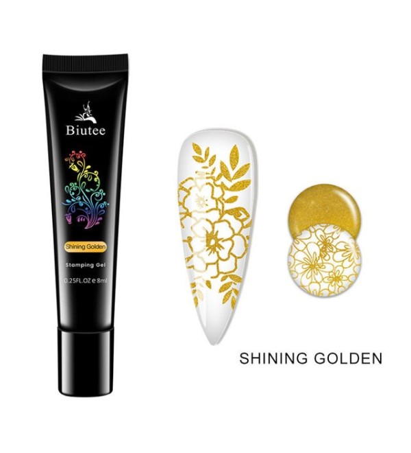 Гель краска для стемпинга и рисования 2в1 Золото
