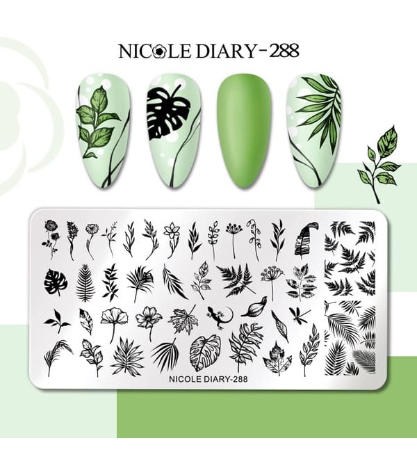 Пластина для стемпинга Nicole Diary-288