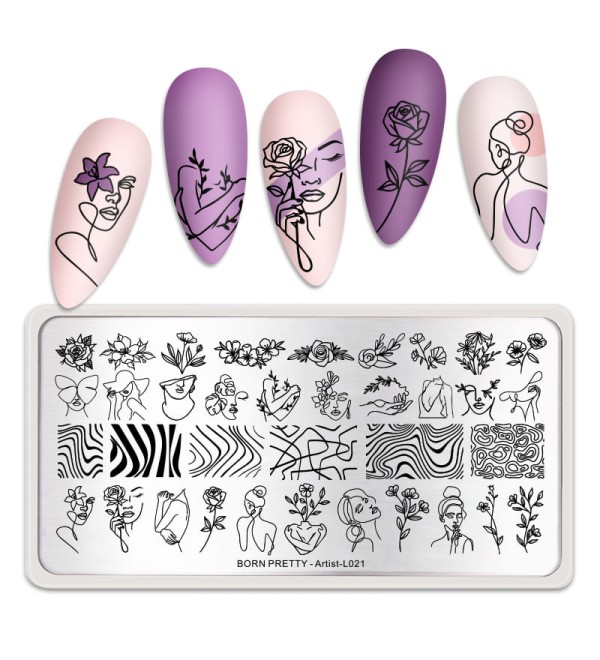 Пластина для стемпинга BP Artist-L021