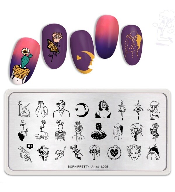 Пластина для стемпинга BP Artist-L005
