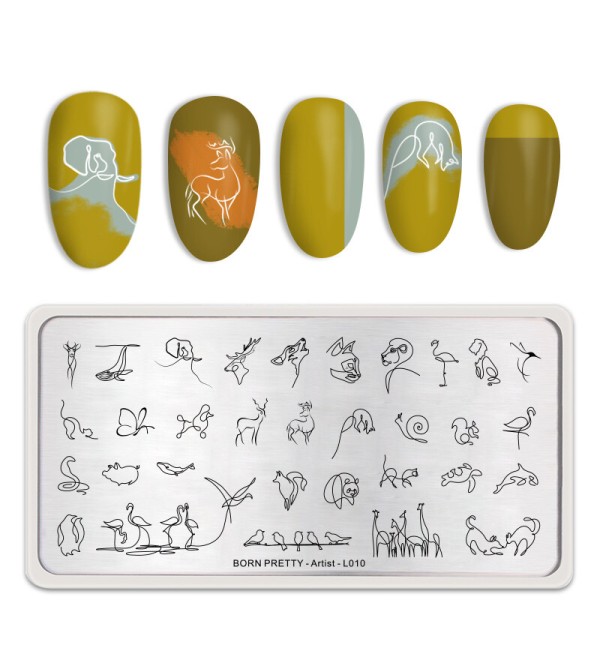 Пластина для стемпинга BP Artist-L010