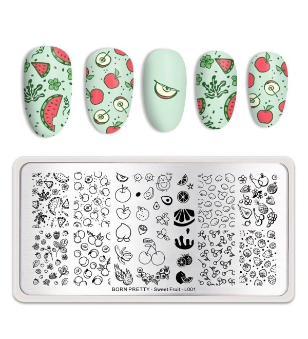 Пластина для стемпинга BP Sweet fruit-L001