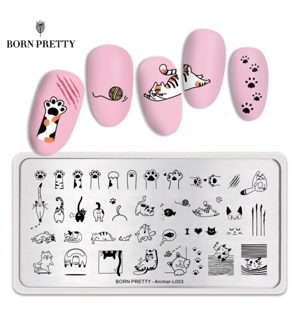 Пластина для стемпинга BP Animal-L003