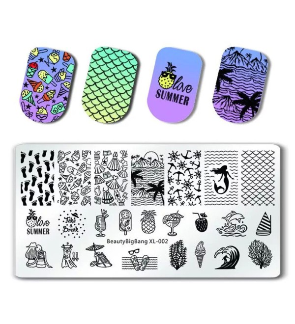 Пластина для стемпинга BeautyBigBang XL-002