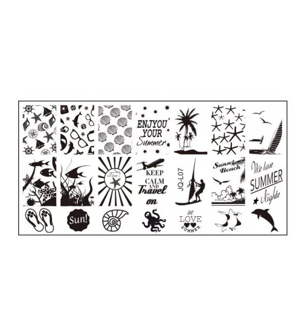 Пластина для стемпинга  JQ-L07