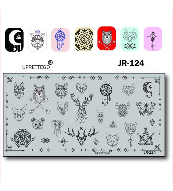 Пластина для стемпинга JR-124