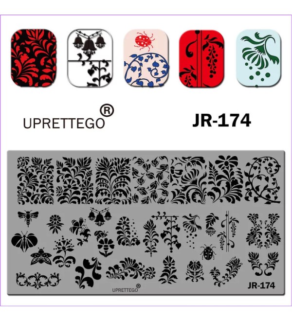 Пластина для стемпинга JR-174