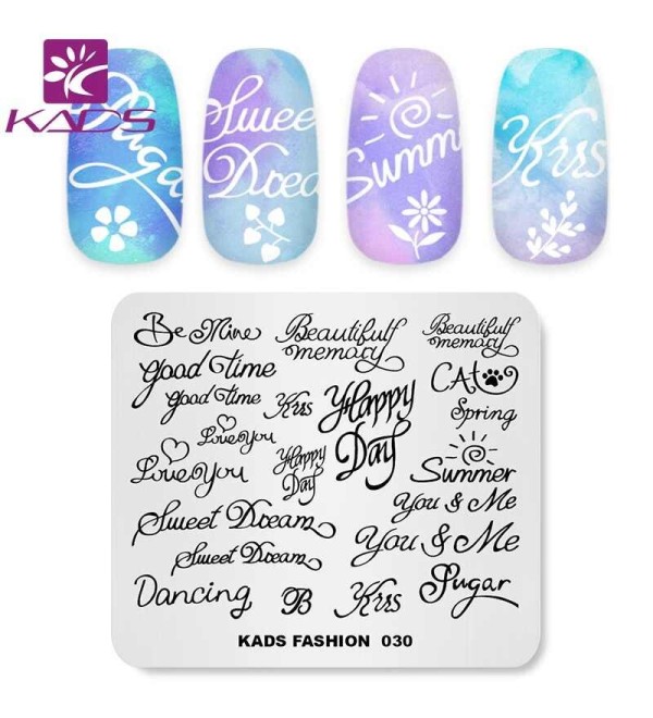 Пластина для стемпинга Kads Fashion 030