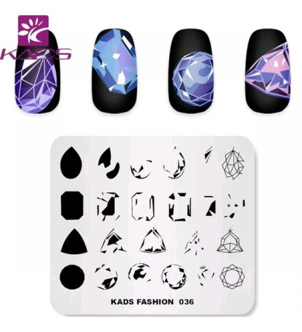 Пластина для стемпинга Kads Fashion 036