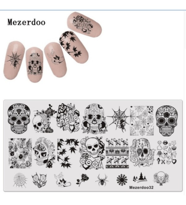Пластина для стемпинга Mezerdoo 32