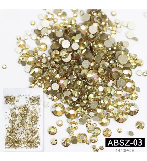 Стразы для ногтей Микс 