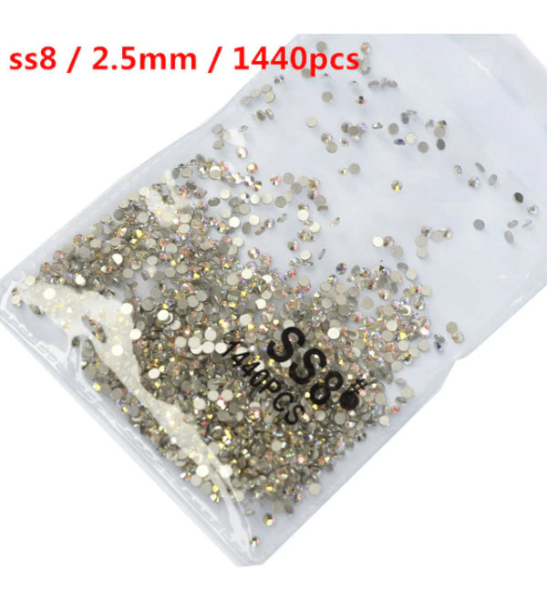 Стразы для ногтей размер SS8
