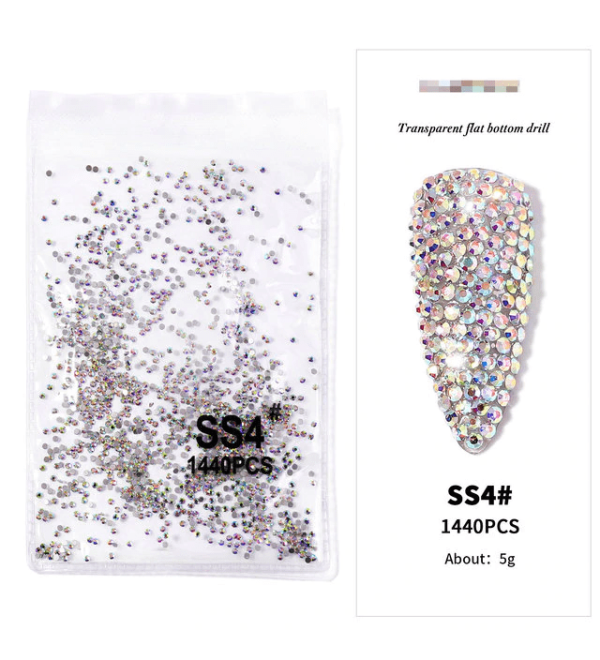 Стразы для ногтей размер SS4