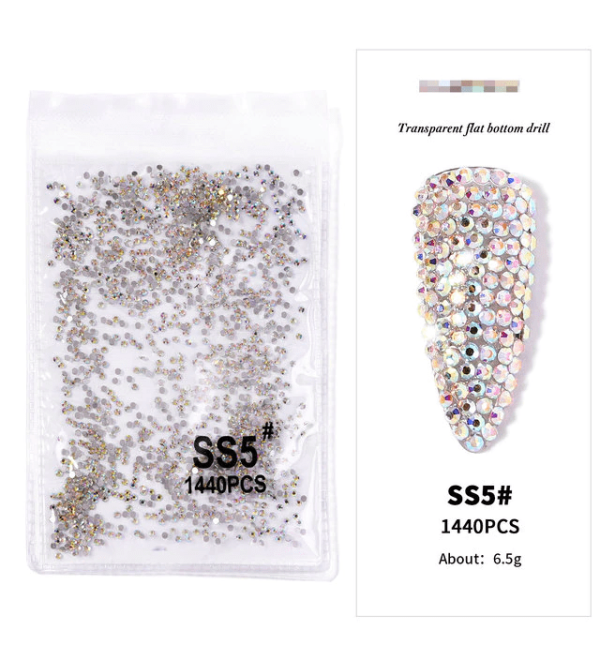 Стразы для ногтей размер SS5