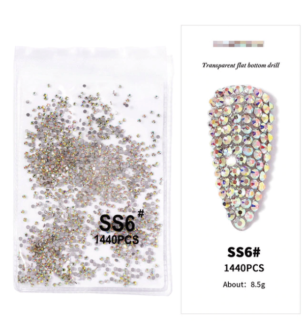 Стразы для ногтей размер SS6