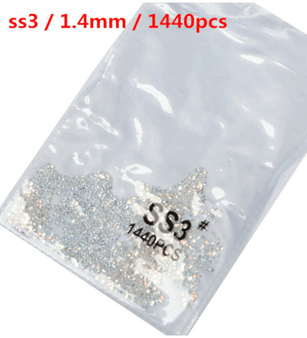 Стразы для ногтей размер SS3