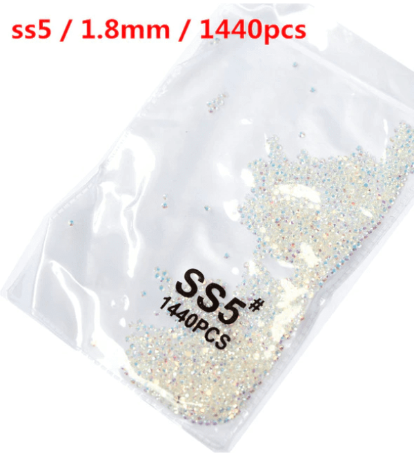 Стразы для ногтей размер SS5